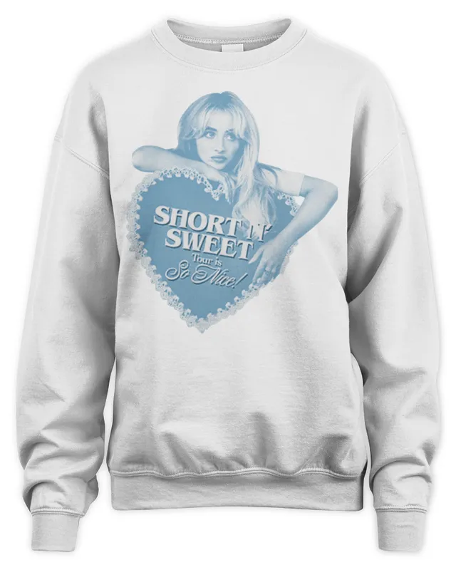Sabrina Carpenter Merch Short N' Sweet Tour is So Nice Sweatshirt