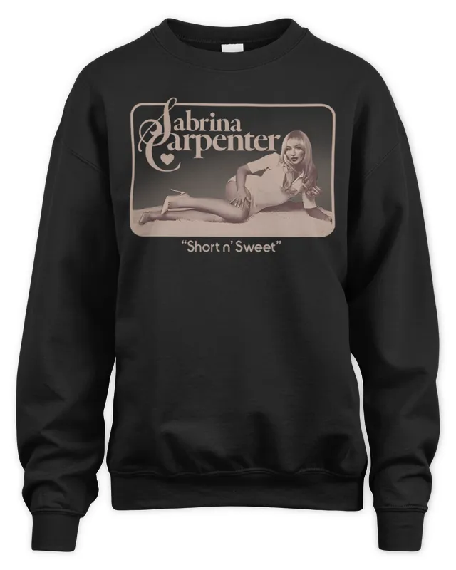 Sabrina Carpenter Merch Short N' Sweet Tour Sweatshirt