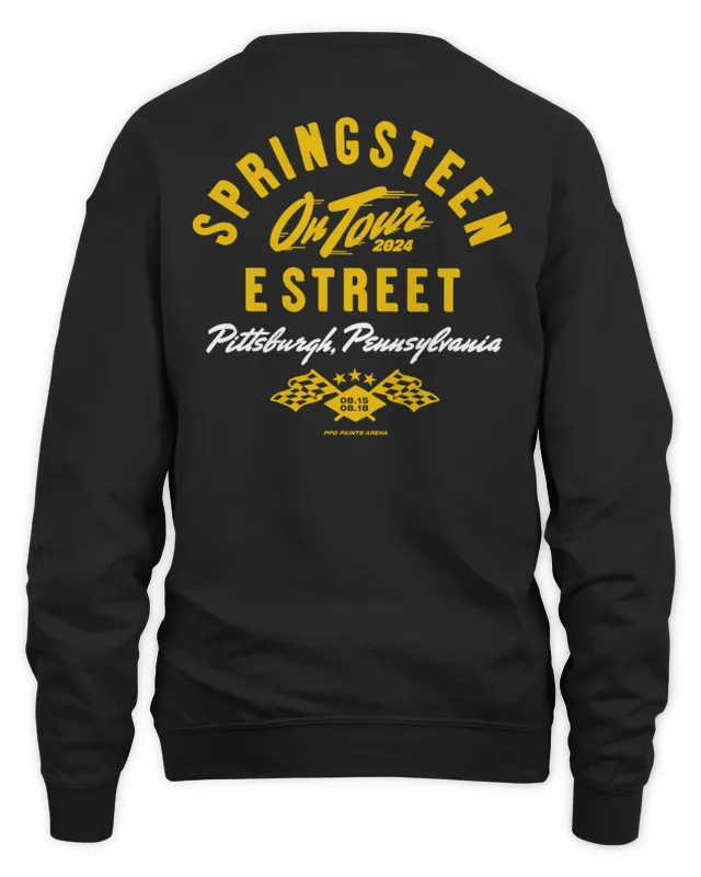  Bruce Springsn And E Street Band Tour In Pittsburgh PA On Aug 15 Merch Sweatshirt