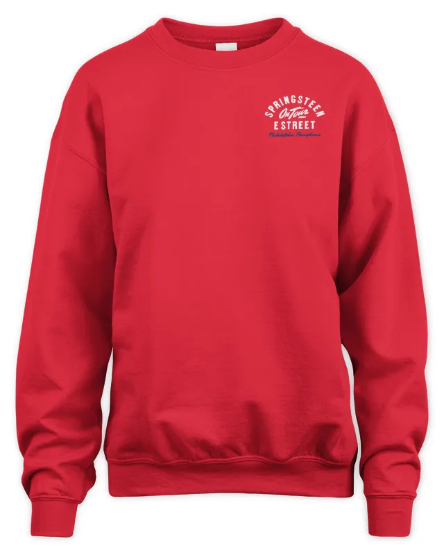 New Bruce Springsn & The E-Street Band Philadelphia August 21-23 Tour Concert Sweatshirt