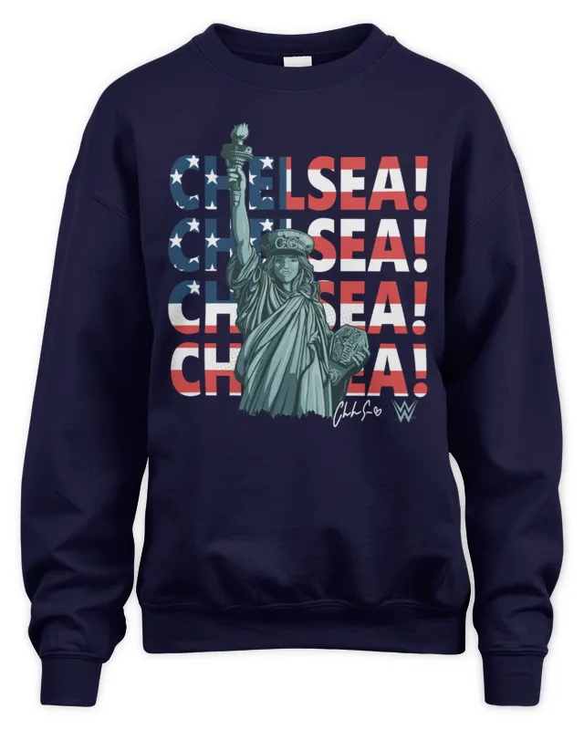 Chelsea Green Statue WWE Black Sweatshirt