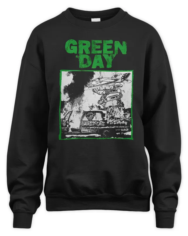 Green Day Merch Riot Trio The Saviors Tour Sweatshirt