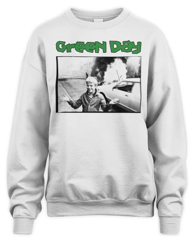 Saviors Throwback Tour Green Day Official Clothing Sweatshirt