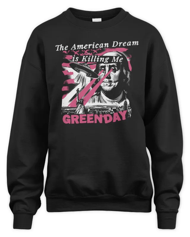 Green Day The American Dream Is Killing Me Black Sweatshirt