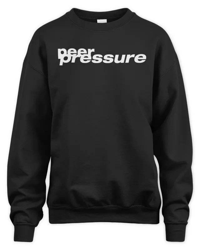 Drake Its All A Blur Tour Merch Peer Pressure Black Sweatshirt
