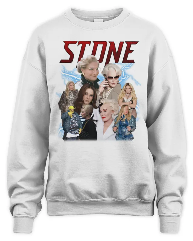 New Stone Nostalgic Transformer The Alexis Stone Sweatshirt