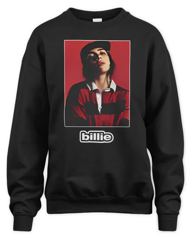 New Billie Photo Billie Eilish Official Clothing Sweatshirt