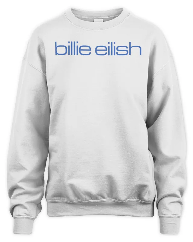 New Billie Yellow Tour Billie Eilish Official Clothing Sweatshirt