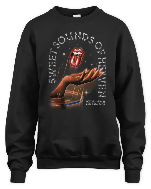 The Rolling Stones And Lady Gaga Sweet Sounds Monster Paw Sweatshirt