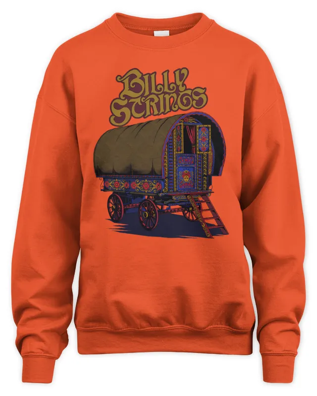 New Billy Strings Caravan With Dates Simon Berndt Sweatshirt