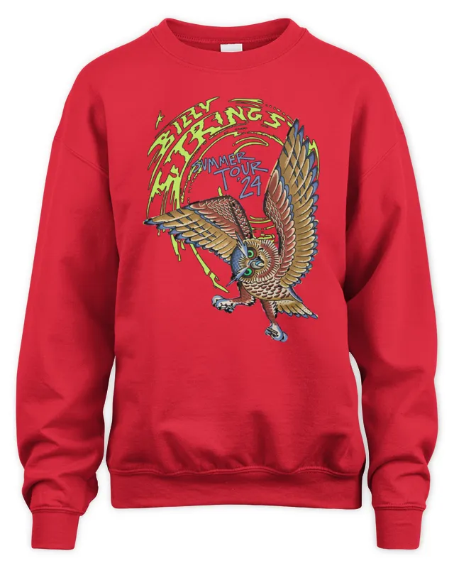 Official Billy Strings Red Owl Squishyeyes Summer Tour '24 Sweatshirt