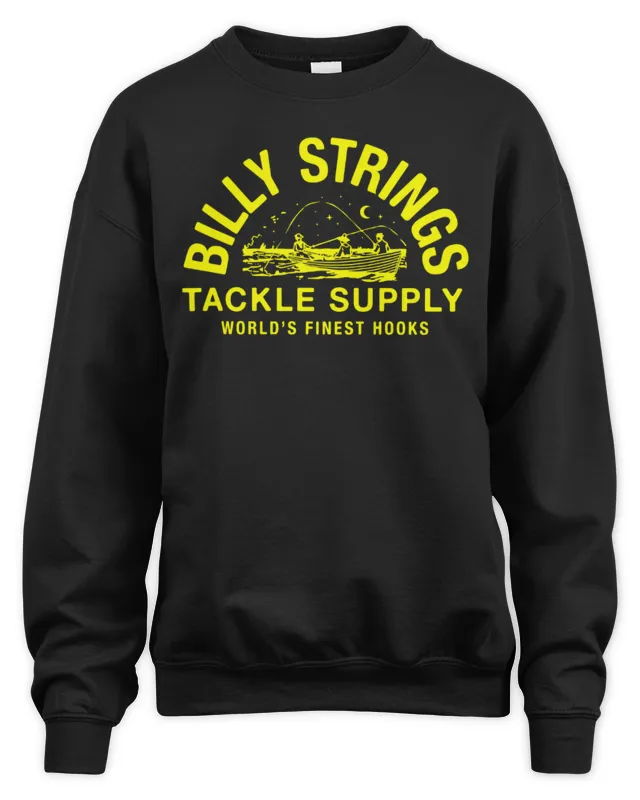 Official Billy Strings Tackle Supply World's Finest Hooks Sweatshirt