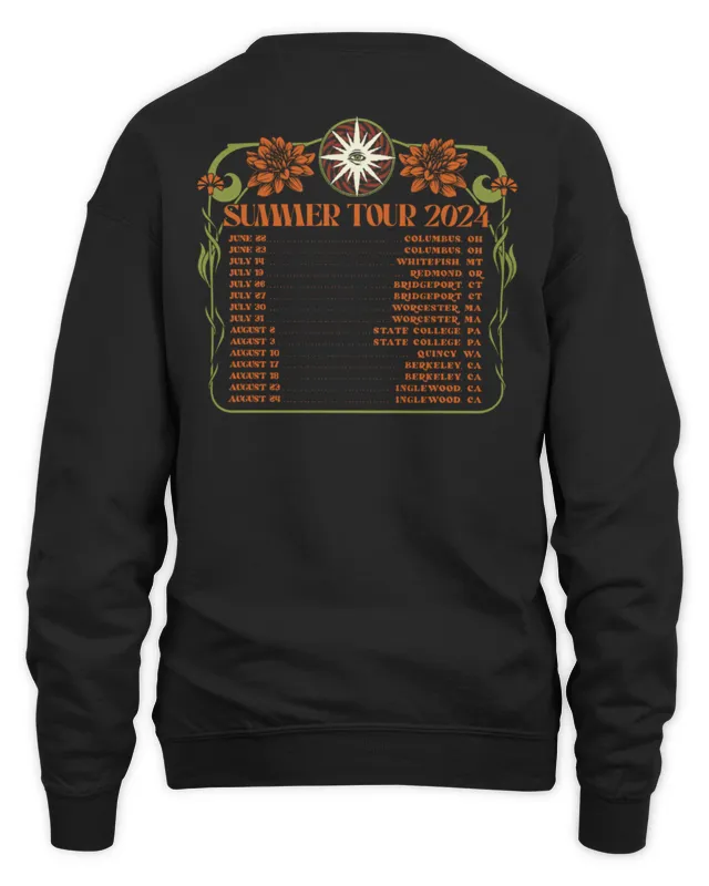 New Billy Strings Merch Moth Woman With Dates Simon Berndt Sweatshirt