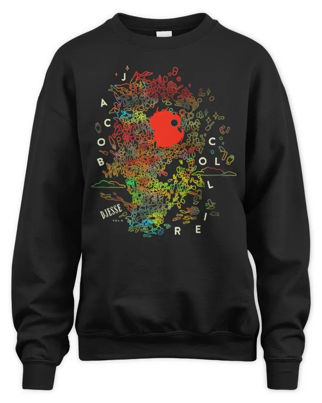 New Jacob Collier Merch Djesse Vol. 4 Doodle Sweatshirt