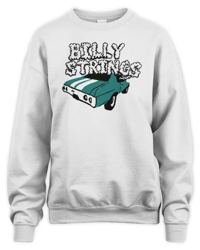 New Willie x Billy Strings Highway Prayers Green Car Sweatshirt