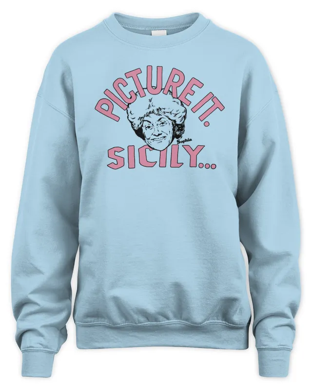 Homage The Golden Girls Picture It Blue Sweatshirt