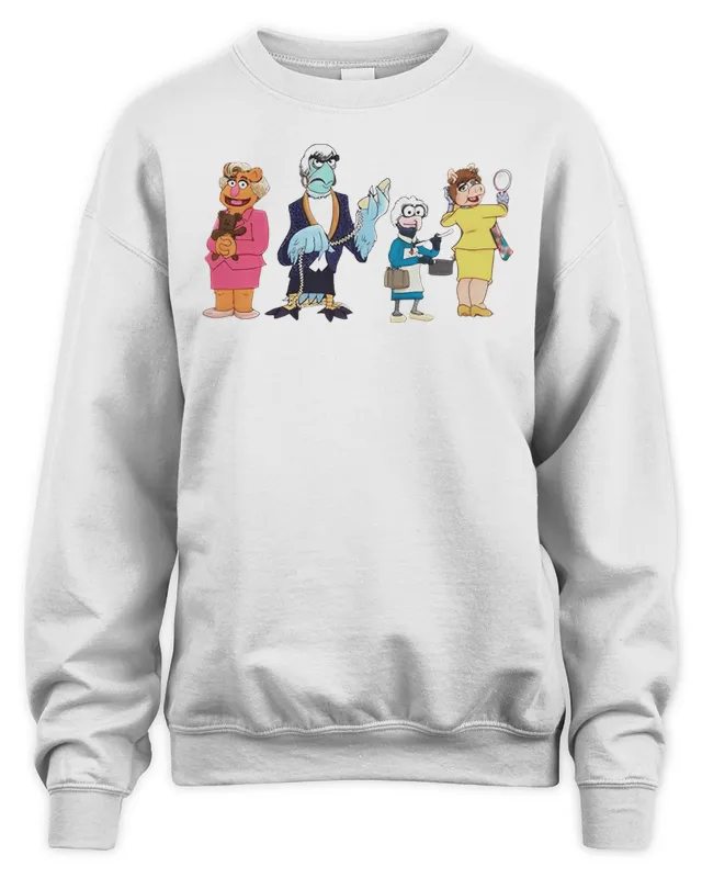 New Official Golden Girls Olaf Muppet White Sweatshirt