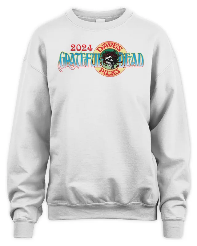 Grateful Dead Dave Picks Subscription White Sweatshirt