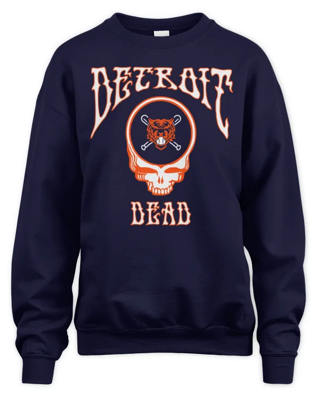 Detroit Baseball Grateful Dead Sweatshirt