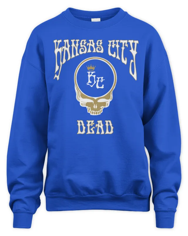 New Kansas City Baseball Grateful Dead Sweatshirt