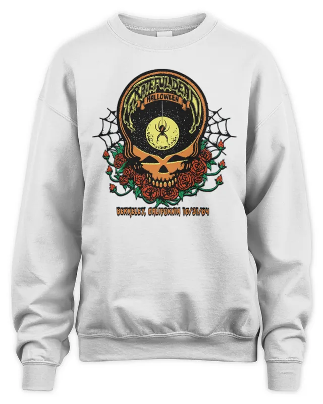 Official Grateful Dead Merch Steal Your Web Berkeley California Sweatshirt