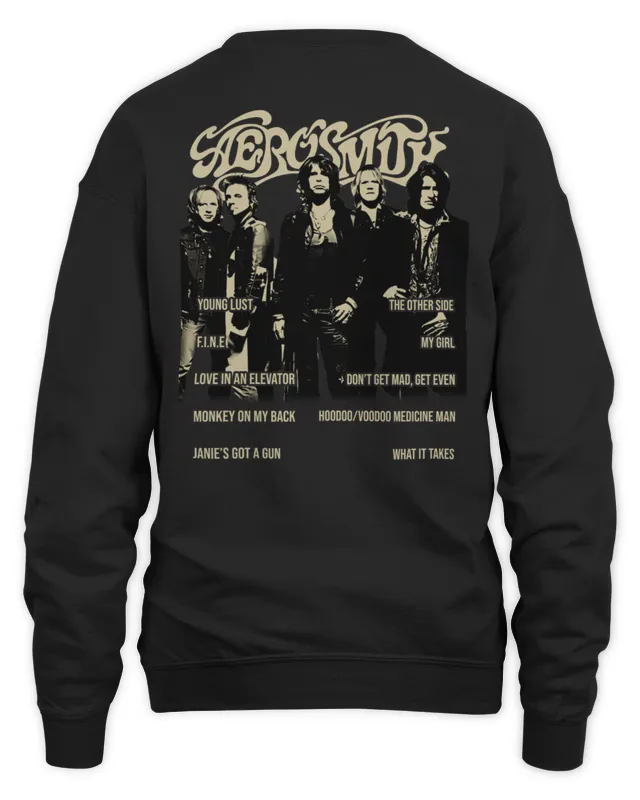 Aerosmith Merch Aerosmith Photo Album Sweatshirt