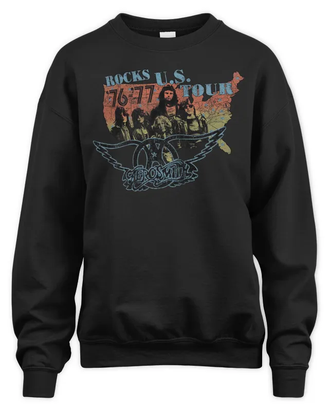 Aerosmith 1976-77 Rocks U.S. Tour Washed Sweatshirt