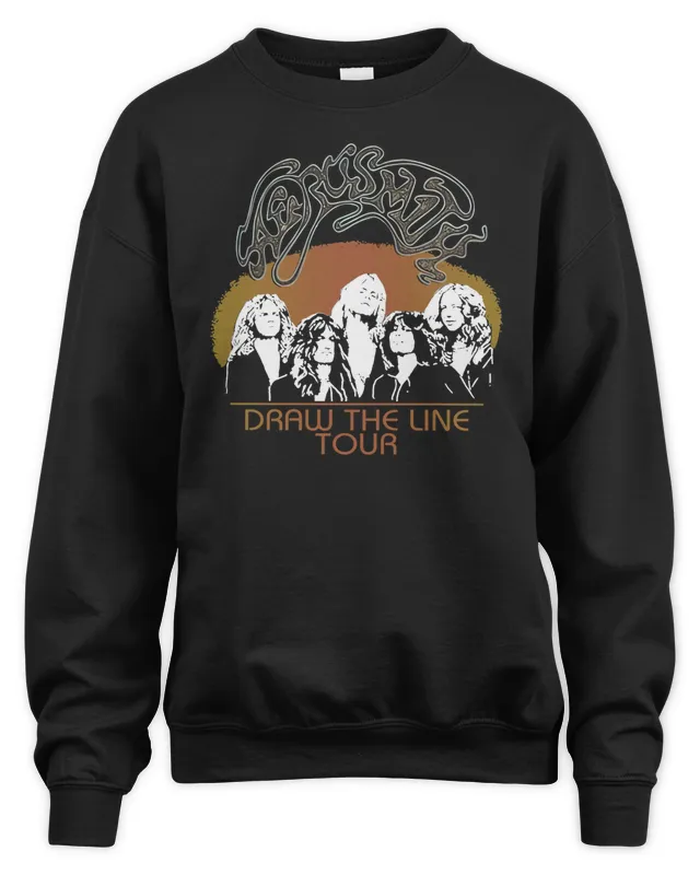 Aerosmith Merch Aerosmith DRAW THE LINE Tour Sweatshirt