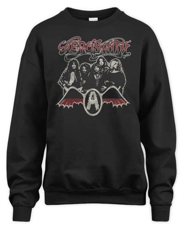 Aerosmith Merch Get Your Wings Tracklist Sweatshirt