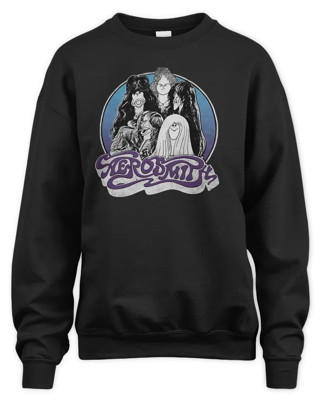 Aerosmith Merch Aerosmith Checkmate Black Sweatshirt