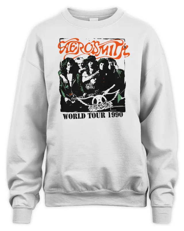 Aerosmith Official Store Pump World Tour 1990 Sweatshirt