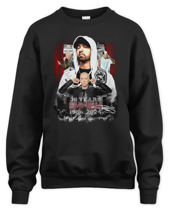 New Eminem 36 Years 1985- Signature Sweatshirt
