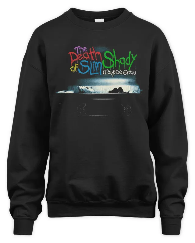 New Eminem Merch The Death Of Slim Shady Casket Sweatshirt