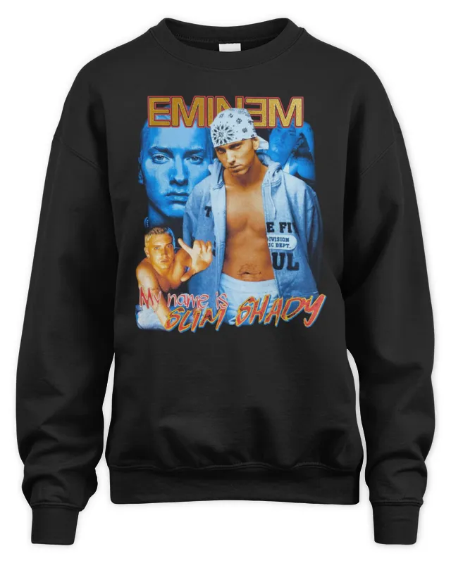 Official Eminem My Name Is Slim Shady Photo Sweatshirt