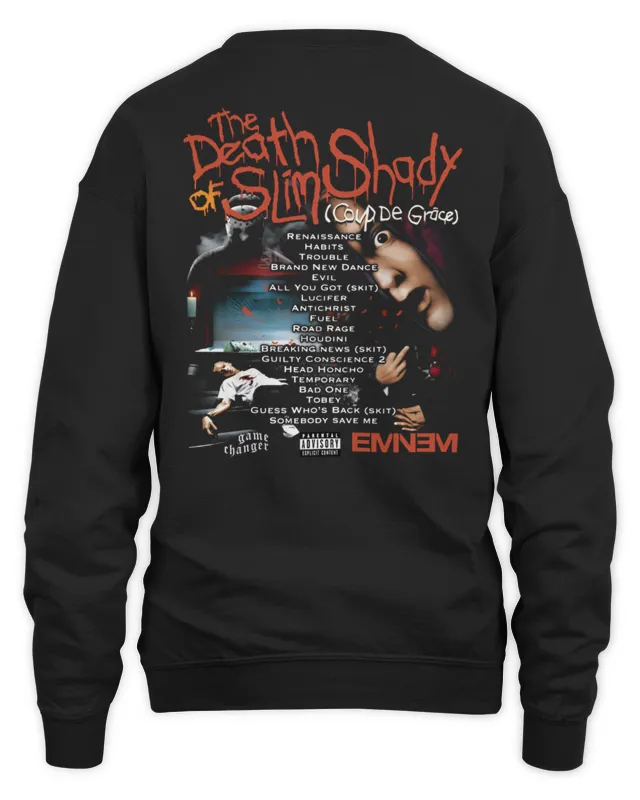 Eminem Merch Death Of Slim Shady Game Changer Shop Sweatshirt