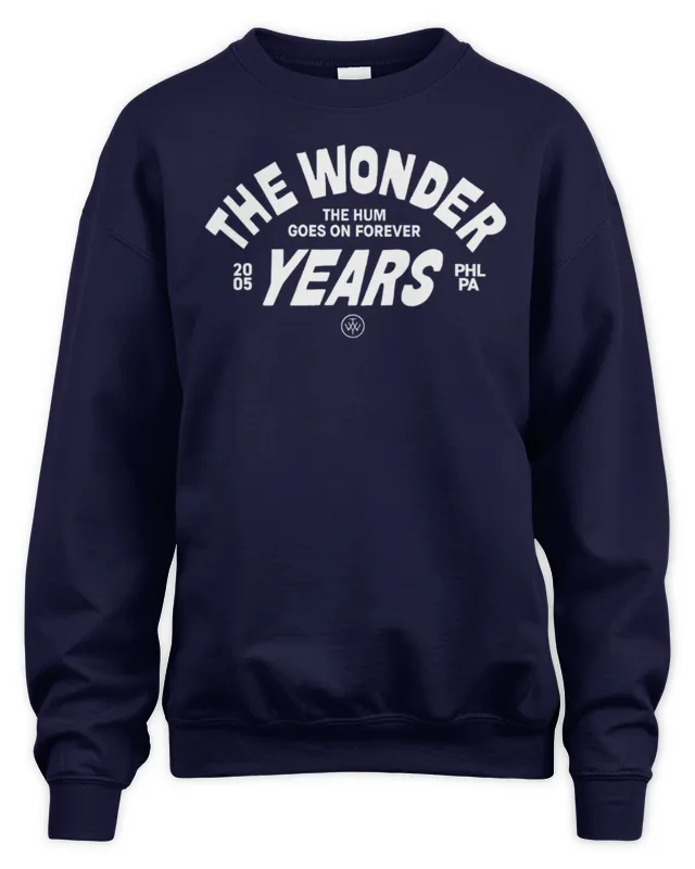 New The Wonder Years The Hum Goes On Forever Official Clothing Sweatshirt