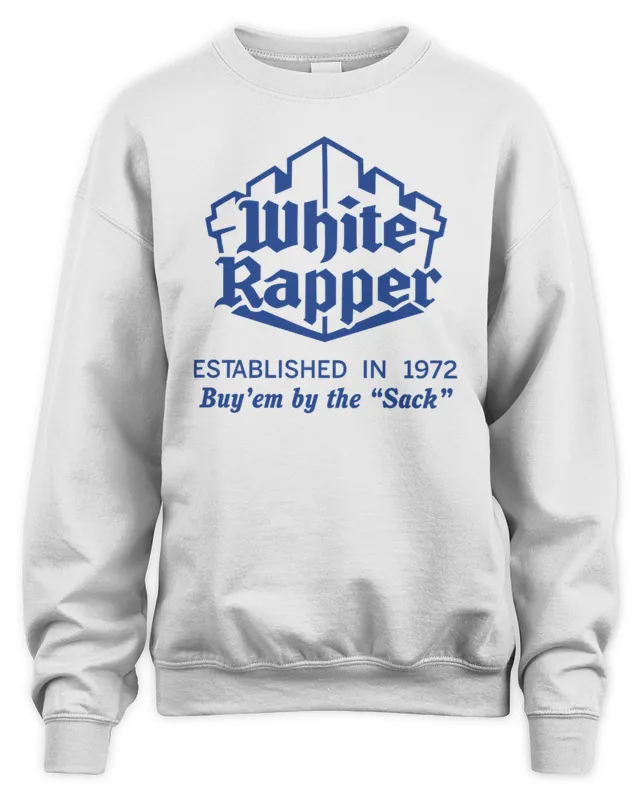 Official Eminem White Rapper Est 1972 Buy'em The Sack Sweatshirt