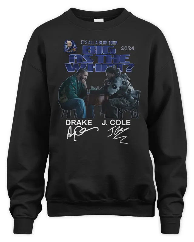 Official Drake And J. Cole Big As The What Tour s Sweatshirt