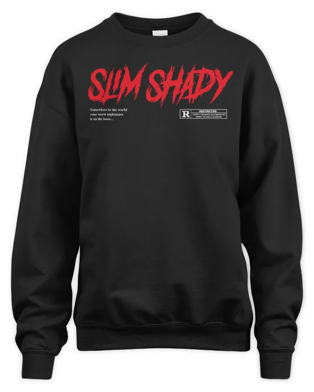 New Eminem Merchandise Limited Edition Shady Rated R Sweatshirt
