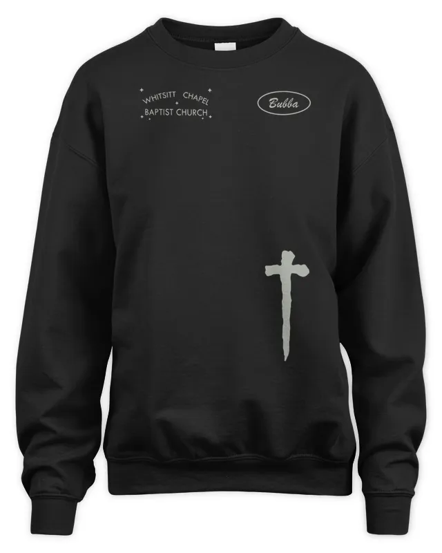 New Jelly Roll Merch Exclusive Backroad Baptism Work Sweatshirt