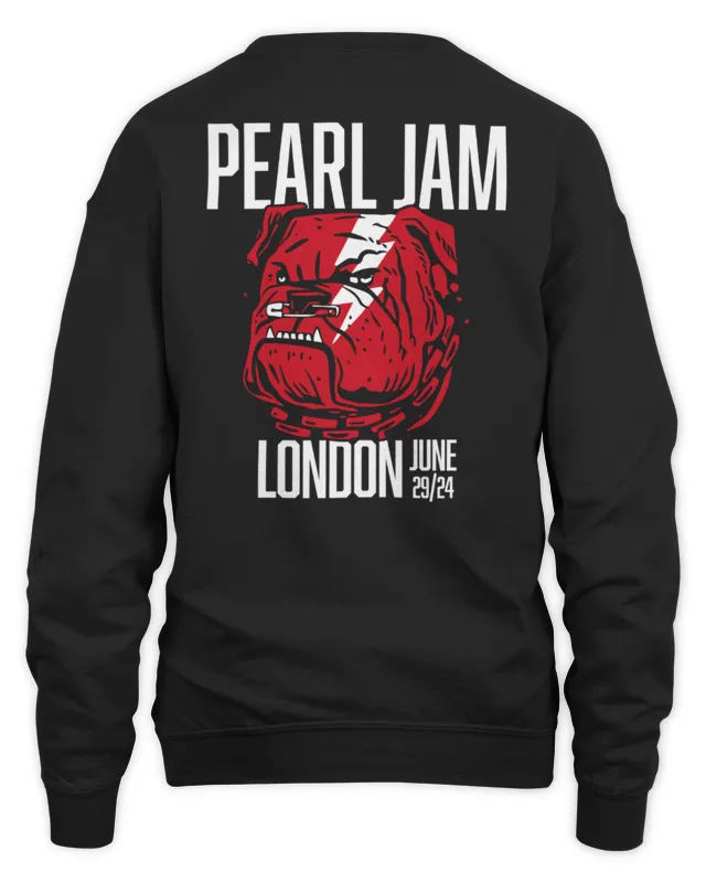 New Pearl Jam London June 29 Merch Sweatshirt