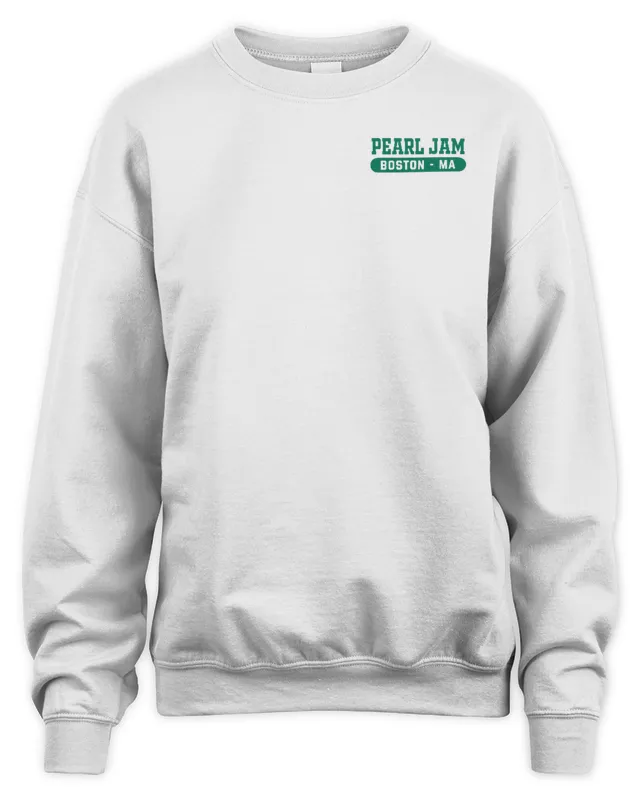 New Pearl Jam Merch Fenway Park Boston MA Sept 15th 17th Bean Town Two Sided Sweatshirt