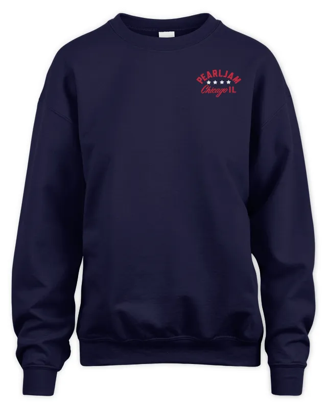 Pearl Jam Merch Store Us Tour Chicago Sweatshirt