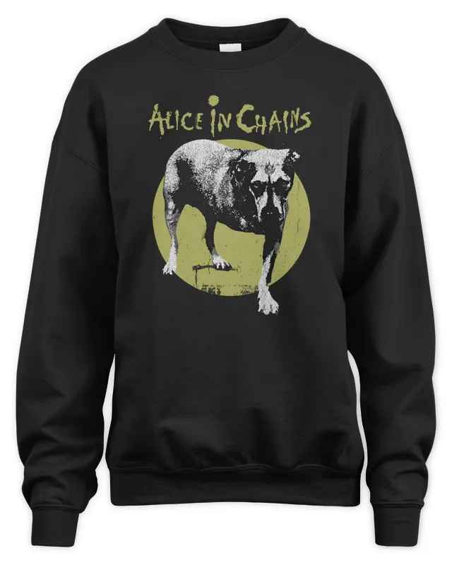 New Alice In Chains Merch Store Dog Black Sweatshirt