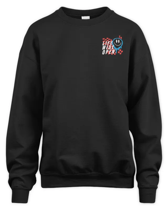 New Rockstar Life Wide Open Cboystv Black Sweatshirt