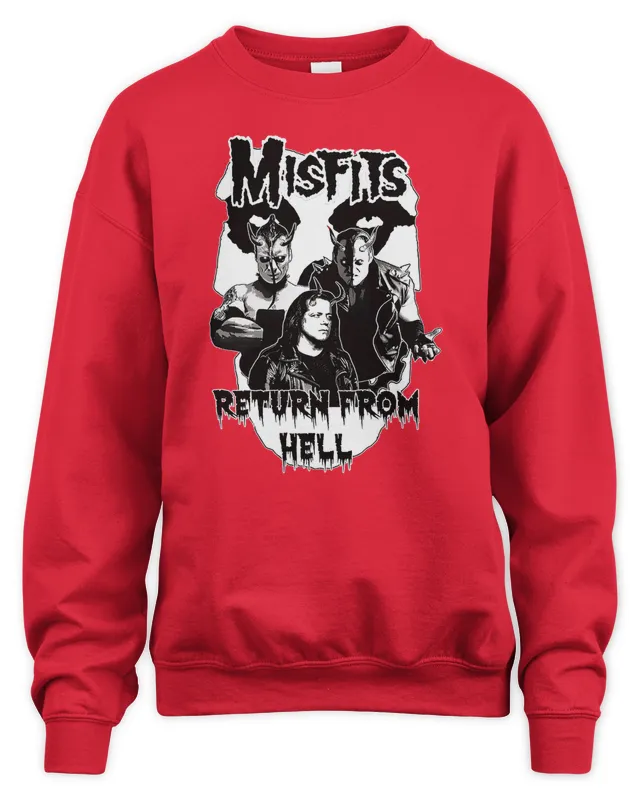 New Misfits Return From Hell Red Version s Sweatshirt