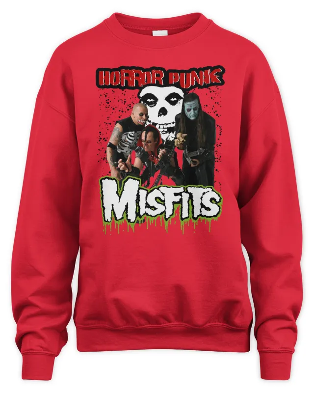 Misfits Horror Punk Red Version s Sweatshirt