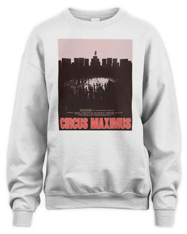 New Travis Scott Merch Store Circus Maximus Sweatshirt