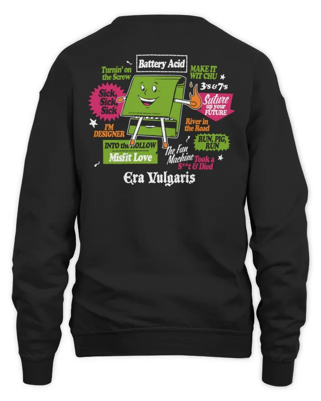New Queens Of The Stone Age Official Clothing Misfit Love Sweatshirt
