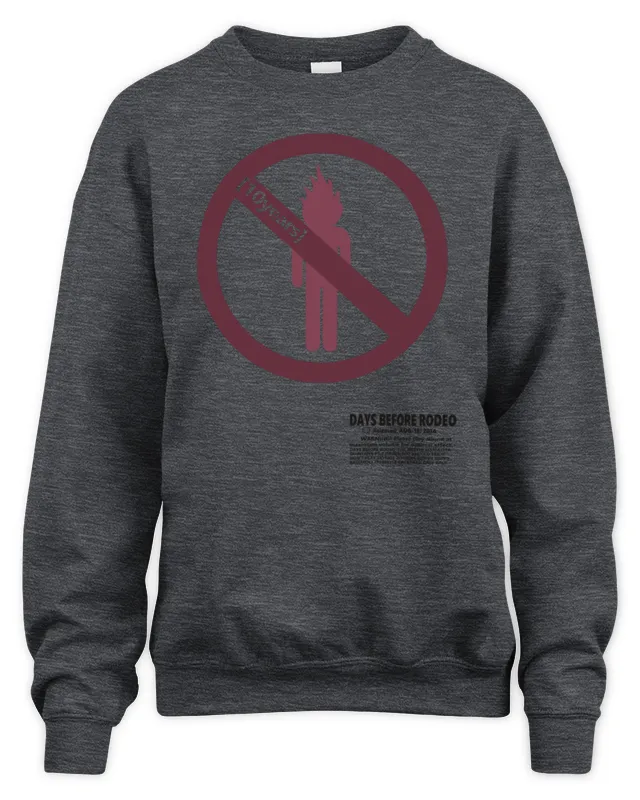 New Travis Scott Merch Days Before Rodeo Sweatshirt